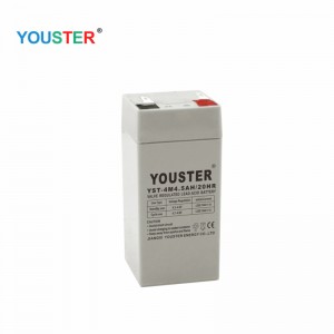 4V 4,5AH Zapieczętowany kwas Akumulator AMM 4V akumulator do oświetlenia awaryjnego